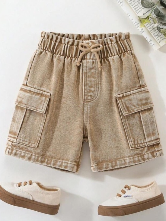 Other - Toddler Boy Casual Cargo Drawstring Shorts - 12-18M